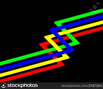 Abstract colorful lines background for design use