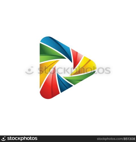 abstract colorful logo template