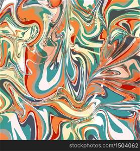 Abstract colorful marble paint background. Vector format