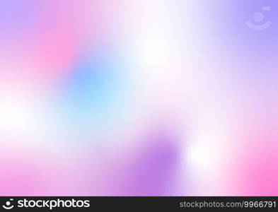 Abstract colorful mesh hologram gradient style vector template. Soft bright style of color background. illustration vector