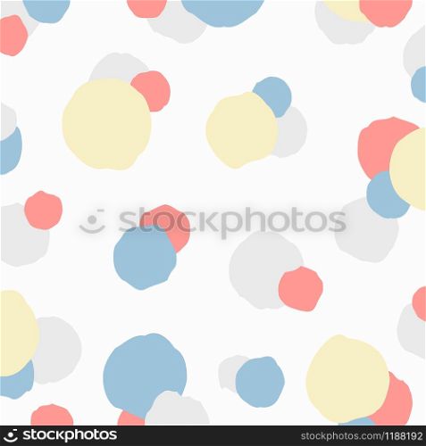 Abstract colorful minimal design of circle pattern design decoration background. Use for ad, poster, artwork, template design, cover. illustration vector eps10