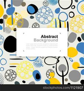 Abstract colorful pattern background for template design with area for text. Vector illustration.