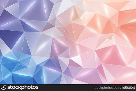 Abstract colorful polygonal background.