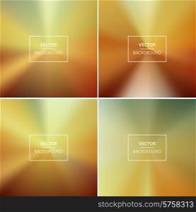 Abstract colorful radial blurred vector backgrounds. Wallpaper for website, presentation or poster design