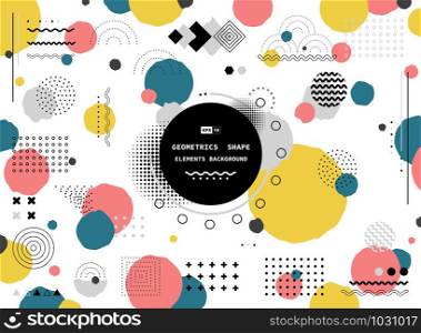 Abstract colorful shape geometric modern design. Use for ad, poster, artwork, template design. illustration vector eps10