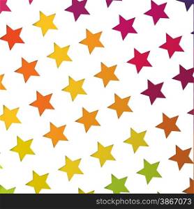 Abstract colorful stars background