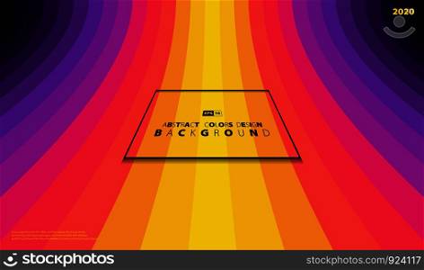 Abstract colorful stripe line design decoration artwork, element of art for printing, heading. Use for ad, poster, sales, template design. illustration vector eps10