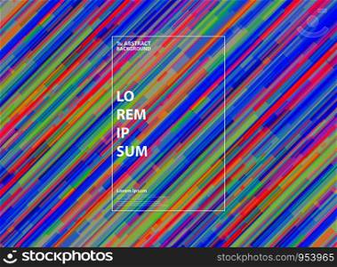 Abstract colorful stripe line pattern design background with copy space. You can use for poster, presentation, ad, brochure, print, artwork. vector eps10