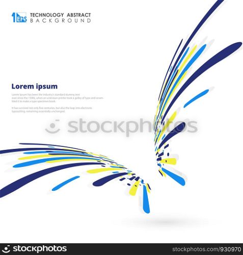 Abstract colorful stripe lines pattern modern design background. You can use for cover design, ad, brochure, banner. vector eps10
