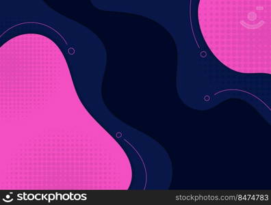 Abstract colorful template design artwork of minimal doodle cartoon style template. Overlapping of futuristic template background. Vector