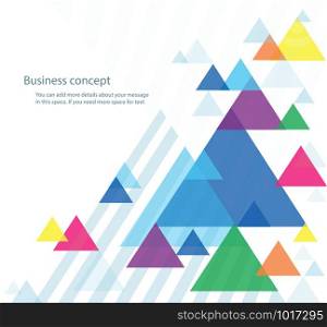 abstract colorful triangle background wallpaper vector illustration