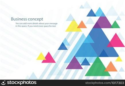 abstract colorful triangle background wallpaper vector illustration