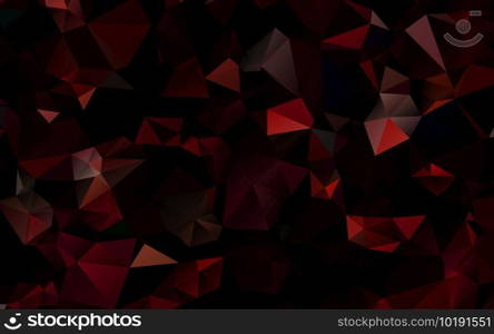 Abstract Colorful Triangular Background