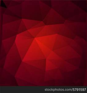 Abstract colorful vector background. Abstract colorful vector background. Red triangles shape