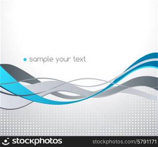Abstract colorful vector background. Abstract colorful vector background with waved line