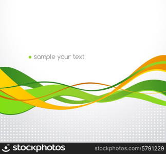 Abstract colorful vector background. Abstract colorful vector background with waved line