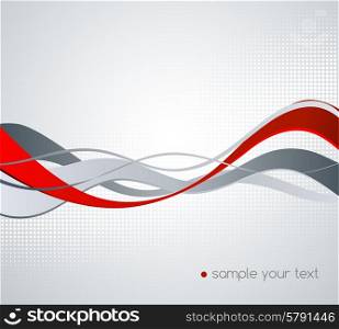 Abstract colorful vector background with waved line. Abstract colorful vector background