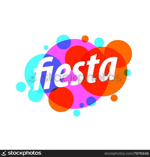 Abstract colorful vector logo for a holiday