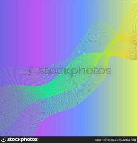 Abstract Colorful Wave Texturer on Colored Background. Wave Background