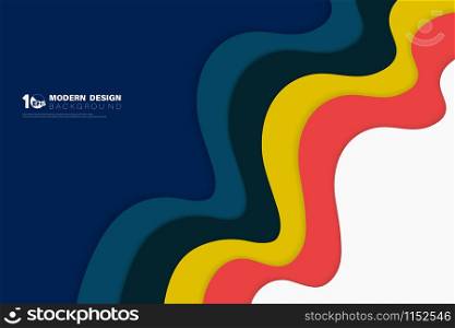 Abstract colorful wavy pattern design of movement elements presentation background. Decorate for poster, artwork, template design, ad. illustration vector eps10