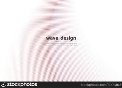 Abstract colorful wavy stripes background. Curved smooth design. Design for your ideas, Banners, Placards, Posters, wallpeper. Eps10 vector illustration.