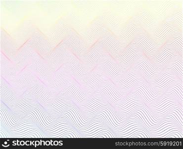 abstract colorful wireframe distortions, vector rhythmic composition