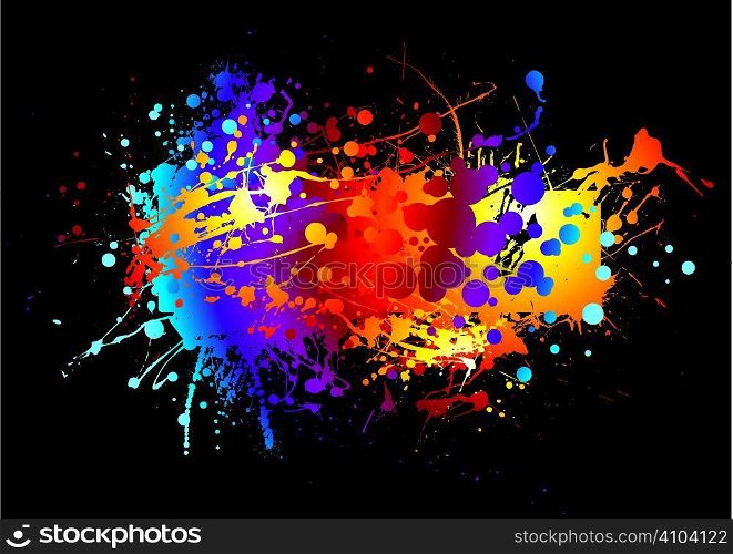 abstract colourful background with room to add your own copy