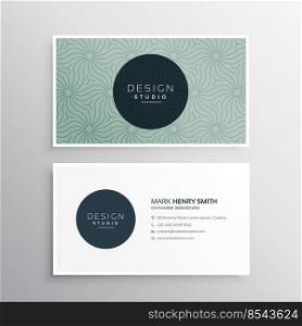 abstract company business card template