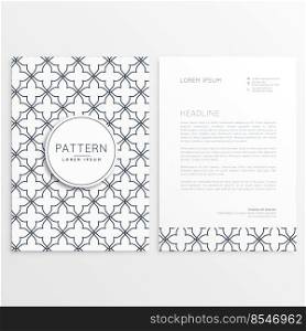 abstract company leaflet template