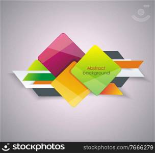 Abstract composition  design for business background, vector illustration.