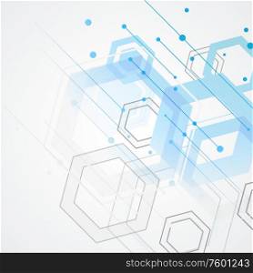 Abstract connect hexagonal structure background.. Abstract connect hexagonal structure background