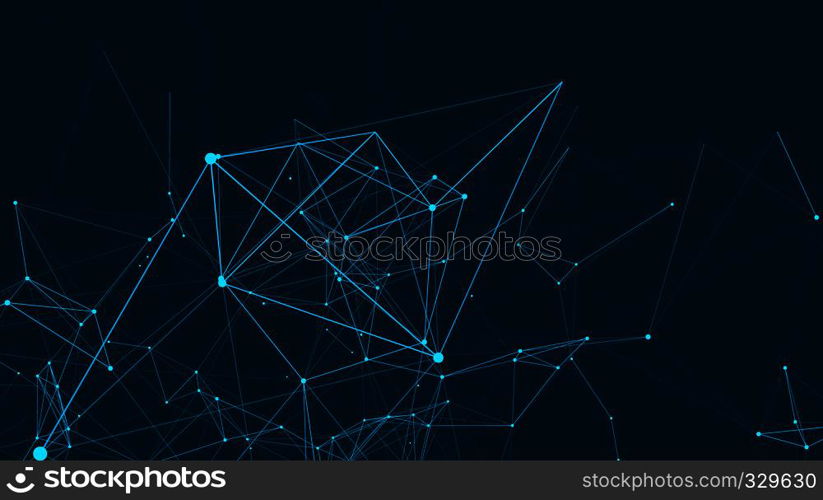 Abstract connections are in space. Background with connecting dots and lines. Connection structure. Vector illustration. Abstract connections are in space. Background with connecting dots and lines. Connection structure. 3d render