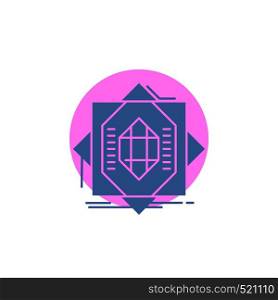 Abstract, core, fabrication, formation, forming Glyph Icon.. Vector EPS10 Abstract Template background