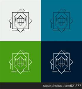 Abstract, core, fabrication, formation, forming Icon Over Various Background. Line style design, designed for web and app. Eps 10 vector illustration. Vector EPS10 Abstract Template background