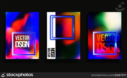 Abstract cover design. Colorful gradient background for the banner, flyer, poster, brochure or other printing products. Vector illustration.. Abstract cover design. Colorful gradient vector background