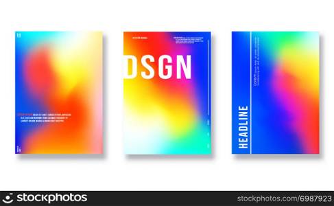 Abstract cover design. Gradient colorful background for the banner, flyer, poster, brochure or other printing products. Vector illustration.. Abstract cover design. Gradient colorful vector background