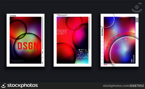 Abstract cover design. Gradient colorful background for the banner, flyer, poster, brochure or other printing products. Vector illustration.. Abstract cover design. Gradient colorful vector background