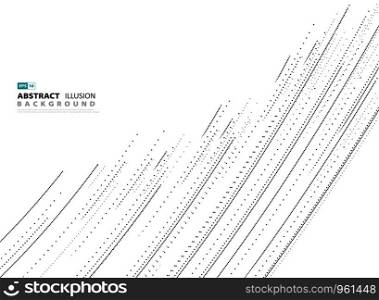 Abstract cover dot line pattern design on white background. Use for poster, artwork, template design, tech template. illustration vector eps10