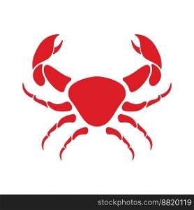 Abstract crab or seafood logo for business, restaurant and shop.
