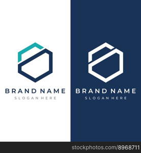 Abstract creative logo element is universal, can be used for business, brand, company, business card, property or building.