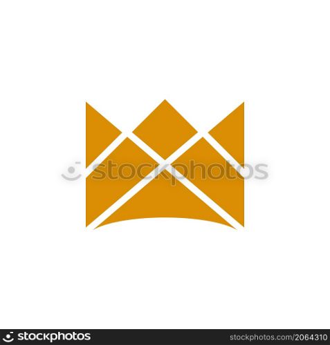 abstract crown logo vector illustration