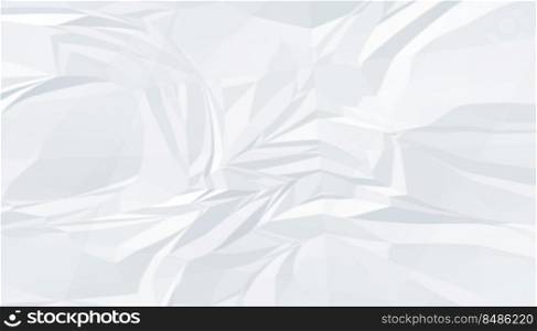 abstract crumpled paper white texture background