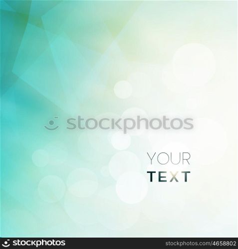 Abstract Crystal Blue And White Geometric Background With Shine