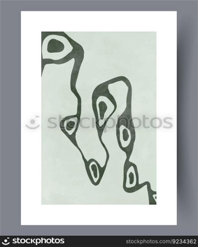 Abstractπcture rambling shapes wall art pr∫. Wall artwork for∫erior design. Pr∫ab≤minimal abstractπcture poster. Contemporary decorative background with shapes.. Abstractπcture rambling shapes wall art pr∫