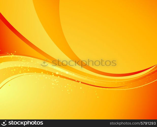 Abstract curved lines background. Template brochure design. Vector Abstract color curved lines background. Template brochure design