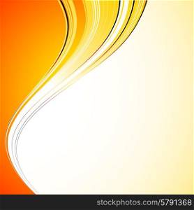 Abstract curved lines background. Template brochure design. Vector Abstract color curved lines background. Template brochure design