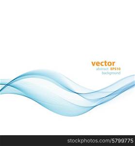 Abstract curved lines background. Template brochure design. Vector Abstract color curved lines background. Template brochure design. Smoke lines