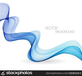 Abstract curved lines background. Template brochure design. Vector Abstract spectrum curved lines background. Template brochure design. Smoke wave