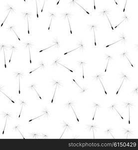 Abstract Dandelion Seed Seamless Pattern Background Vector Illustration EPS10. Abstract Dandelion Background Vector Illustration