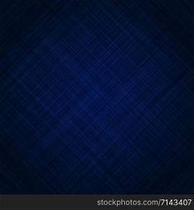Abstract dark blue background and scratch streak texture. Vector illustration